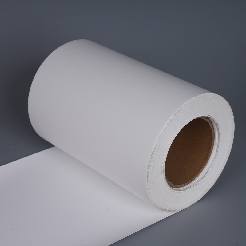 Etiqueta autoadhesiva para alimentos congelados PT015E1 – 80 g/m2 de papel semigloss / congelado / 60 g/m2 de glassine blanco